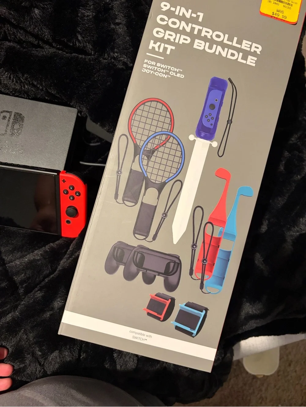 Nintendo Switch with Neon Blue & Neon Red Joy‑Con Controllers ( EXCLUDED)